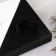 Gypsum pawing "Para", 11.2x11.2x2 cm, under a teaspoon, black and white