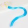 Hair strand "heart" on a hairpin, 40 cm