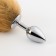Anal traffic jam with the fur of the oki, silver sleeve 28 mm, tail 400 mm, chestnut