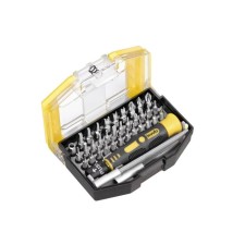 KWB bit set, bits: SL/pH/t/tt/hex/r, 37 items, steel S2