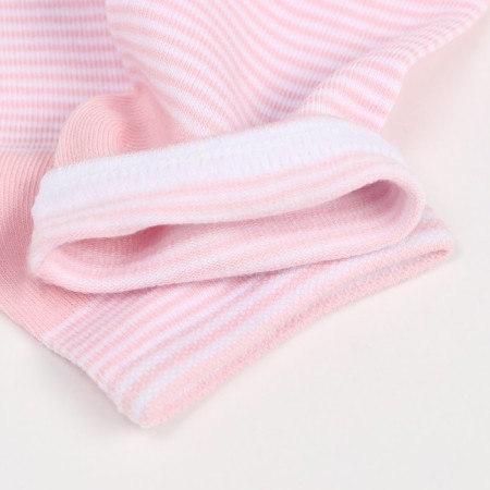 Set of women's socks (3 pairs), pink/white color, size 35-37-5