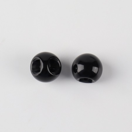 A set of buttons on the midnight "Balls", d = 10 mm, 10 pcs, black color-1