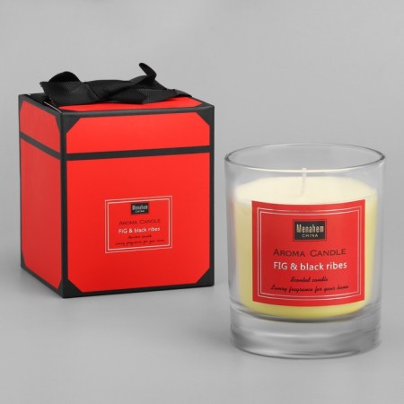 Aromatic candle "Aroma Candle", figs and black currants, 8x9 cm-2