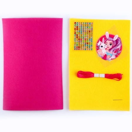 Set for creating a box of felt "Magic Bunny" with a thermonacle-2