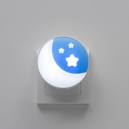 Nightlight "Month with the Gresting" 1W LED light sensor 8.5x8.5x7cm-5