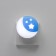 Nightlight "Month with the Gresting" 1W LED light sensor 8.5x8.5x7cm
