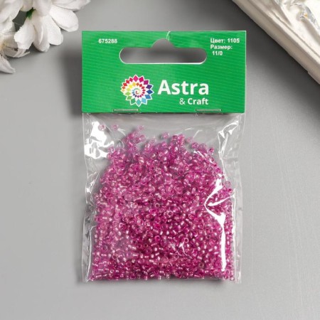 Beads "Astra" 11/0, 20 grams (1105 T. Rozov/gloss)-2