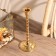 Candlelick for 1 candle "A wave" Brass 22.5x9x9 cm