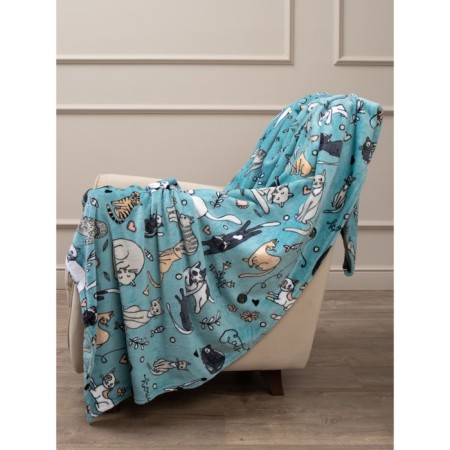 Texrepublic blanket, size 150x200 cm, menthol color-2