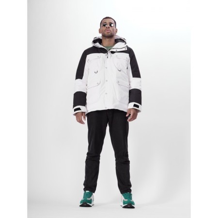 Ski jacket men, size 56, white color-6