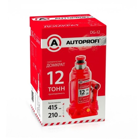 Hydoprofi DG-12 hydraulic jack, bottle, 12 tons, lifting height 415 mm-1