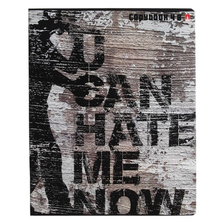 Notebook of 48 sheets in the hip-hop cage, cover coated cardboard, hybrid uf-lak, mix-2