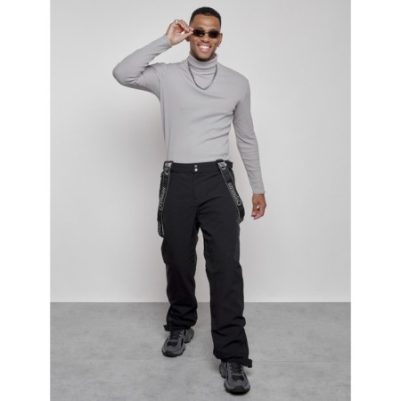 Semi -combinezone ski insulated male winter, size 56, black color-11