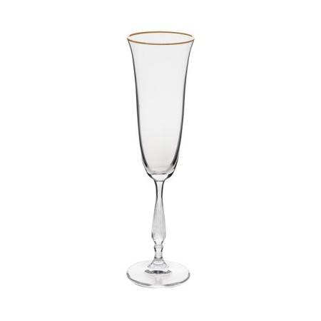 A set of glasses for champagne, decor “Gold Gold”, 190 ml x 6 pcs.