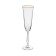 A set of glasses for champagne, decor “Gold Gold”, 190 ml x 6 pcs.