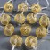 Garland “thread” 4 m with nozzles “ball mesh”, ip20, transparent thread, 20 LED, glow warm white, 8 modes, 220 V