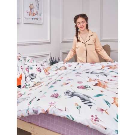Bed linen 1.5 joint venture Cheerful Morning, size 150x214 cm, 143x215 cm, 70x70 cm-16