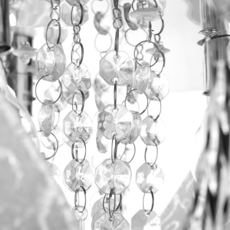Chandelier 55725/400 CR chrome 4x40W E14 LED PDU 40x40x21cm-7