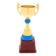 Cup 125C, award figure, gold, plastic stand, 23 × 9.2 × 8.5 cm.