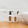 A set of accessories for the bathroom Savanna "Loft", 2 items (soap dispenser, glass)