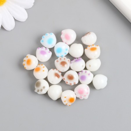 Beads for creativity Plastic "FAI" set 10 pcs 1.1x1.2x0.9 cm