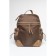 Women's backpack, textiles, ludor brown, 38x14x36 cm
