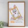 Photo frame Plastic "Vintage" 40x60 cm, beech