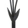 Fortherner "Lotus" 3HE27 15W black 40x28x152 cm
