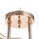 LUSTER "LOIS" 2x40W E27 gold 50x50x22cm