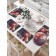 A set of napkins for setting the Snowman table, rectangular, size 32x46 cm, 4 pcs