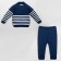 Knitted crumb set "Trendy" growth 68-74 cm, blue color