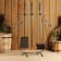Kaminnaya set KN-6-20 forged, color silver, 3 objects: poker, scoop, panicle