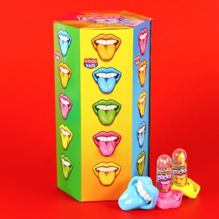 Caramel Lollicean "cool nipple", with a tongue, 3.5 g