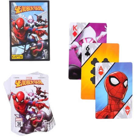 Cards Playing "Comics" Spider-Man, Marvel-1