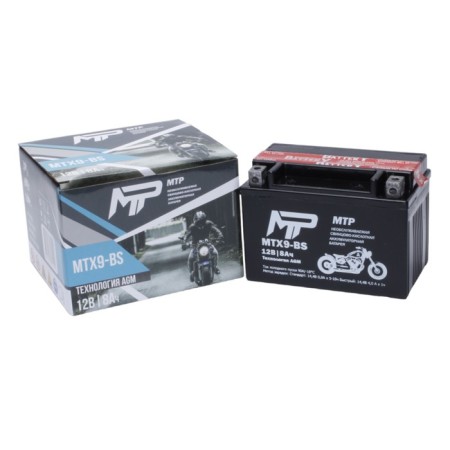 Battery MTP MTX12-BS, 12V, AGM, line, 160 A, 150 x 87 x 130 mm-1