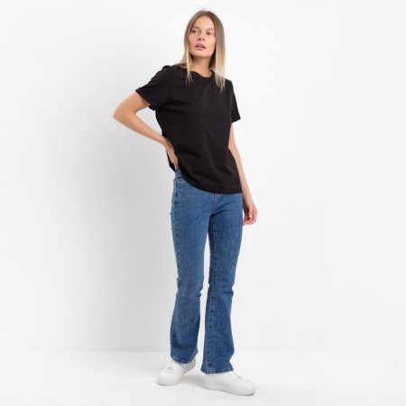 T-shirt female, black color, size 42-44 (m)-1
