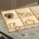 Decoration for decorations 6 cells, 35 × 24 × 3, thickness 3 mm, beige color