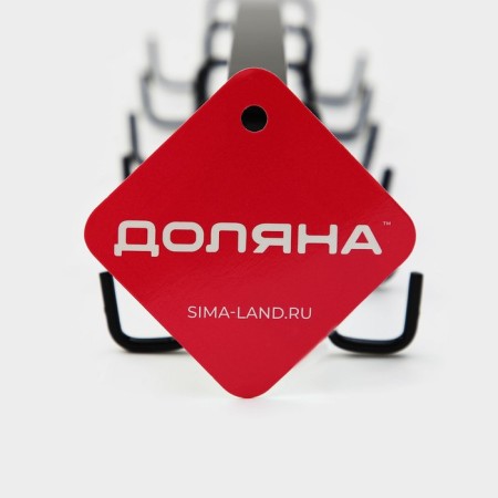 Holder for mugs of a suspended share, for 12 objects, black color-3