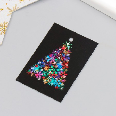 Cardboard "Christmas tree" 4x6 cm-1