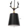 Lamp 2705/3 E27 40W black-white-gray 30x30x13-90 cm