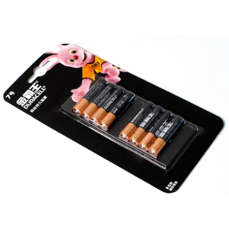 Alkalin battery Duracell Basic (CH), AAA, LR03-8BL, 1.5V, blister, 8 pcs-1