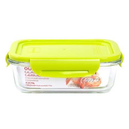 Oursson glass container, 630 ml, green-1