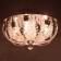 Svetogor chandelier "Dinzhou" 4x60W E27 LED lighting chrome 40x40cm