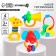 Set of rattles "Africa", 4 pcs, crumb me