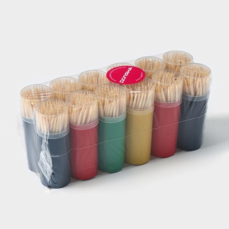 Toothpecakes of the share, 60 pcs, color mix-6