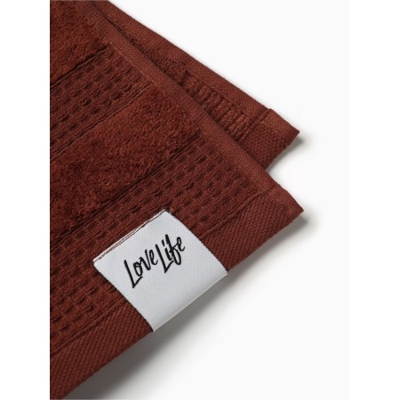 Trick Lovelife “Makan” 50 × 80 cm, brown, 100% cotton, 480 g/m²-3