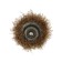 Metal brush for a tundra drill, with a hairpin, "cup", 50 mm