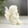 Polystone souvenir "Snowthrough angel in the dress" MIX 5x4.5x4.5 cm