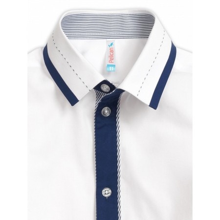 Surchashka upper for boys, height 146 cm, white color-2