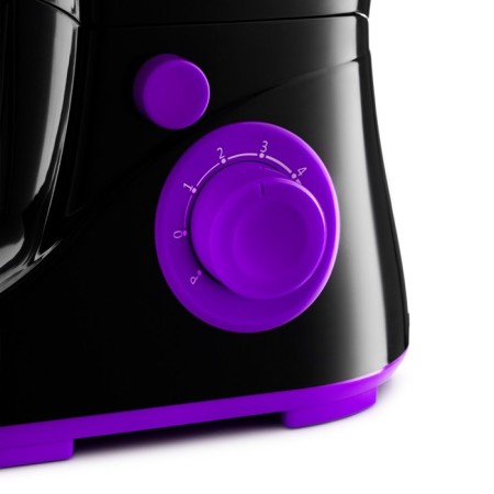Mixer KitFort KT-3046-1, Planetarny, 1300 W, 5 l, 6 speeds, black-violet-2